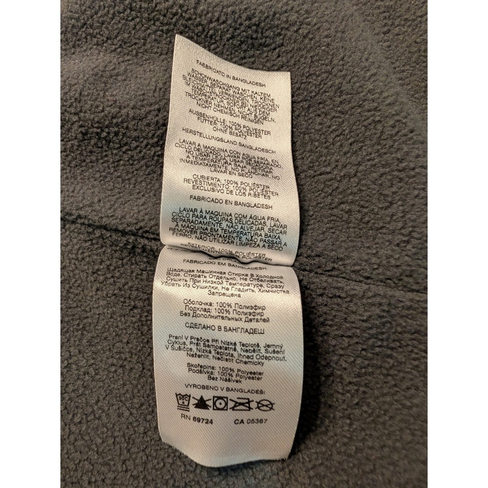 Columbia Women's Gray Black Lightweight Hooded Windbreaker Jacket Size Medium - Picture 10 of 10